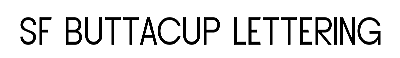 Download SF Buttacup Lettering