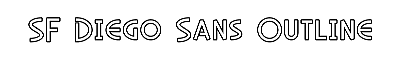 Download SF Diego Sans Outline