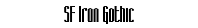 Download SF Iron Gothic