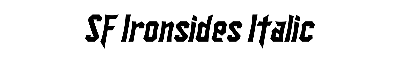 Download SF Ironsides Italic