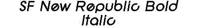 Download SF New Republic Bold Italic