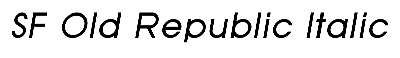 Download SF Old Republic Italic