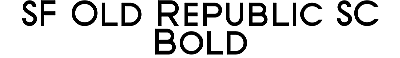 Download SF Old Republic SC Bold