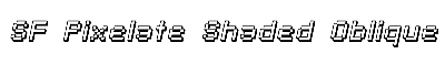 Download SF Pixelate Shaded Oblique