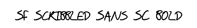 Download SF Scribbled Sans SC Bold