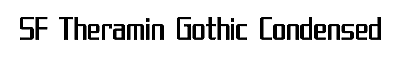 Download SF Theramin Gothic Condensed