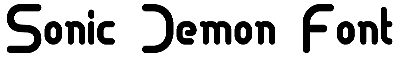 Download SonicDemonFont