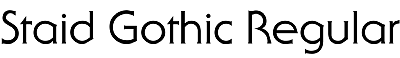 Download Staid Gothic Regular