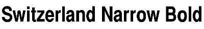 Download SwitzerlandNarrow Bold