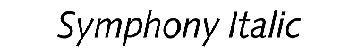Download Symphony Italic