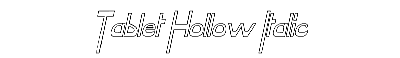 Download Tablet-Hollow Italic