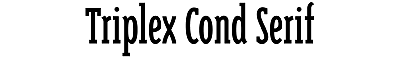 Download TriplexCondSerif