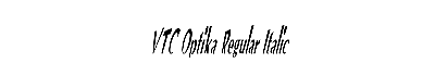 Download VTC Optika Regular Italic