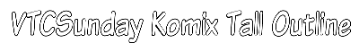 Download VTCSundayKomixTallOutline