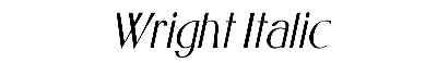 Download Wright Italic